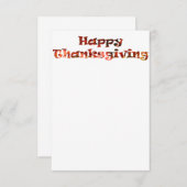 Glückliches Erntedankfest Einladung (Vorne/Hinten)