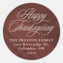 Glückliches Erntedankfest fallen karierte Rücksend