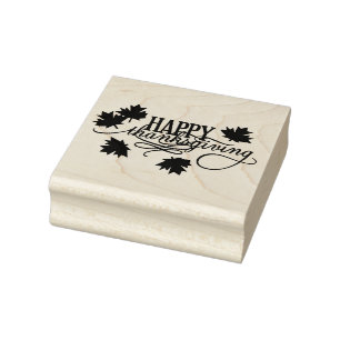 Glückliches Erntedankfest Gummistempel