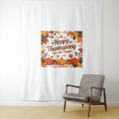 Glückliches Erntedankfest - Herbstpumpen & Herbstl Wandteppich (Beispiel)