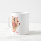 Glückliches Erntedankfest Kaffeetasse (Vorderseite Links)