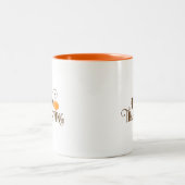 Glückliches Erntedankfest Kaffeetasse (Mittel)