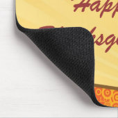 Glückliches Erntedankfest Mousepad (Ecke)