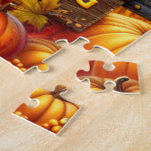 Glückliches Erntedankfest Truthahn Puzzle (Seite)