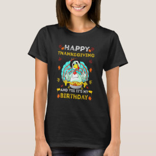 Glückliches Erntedankfest und Geburtstag Türkei Jo T-Shirt