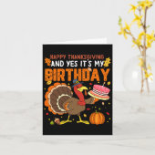 Glückliches Erntedankfest und ja, es ist mein Gebu Karte (Gelbe Blume)