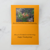 Glückliches Erntedankfest von Janz Feiertagskarte (Innenseite)