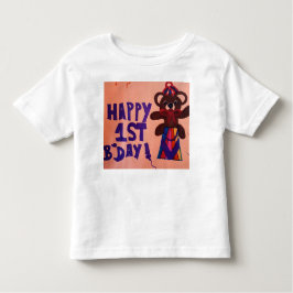 GLÜCKLICHES erstes BIRTHDAY Baby Jahre Kleinkind T-shirt