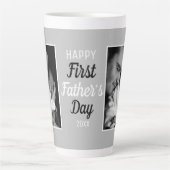 Glückliches Erstes Foto des Vaters Milchtasse (Vorderseite)