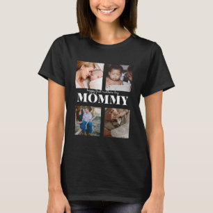 glückliches erstes Muttertag süße Fotocollage T-Sh T-Shirt