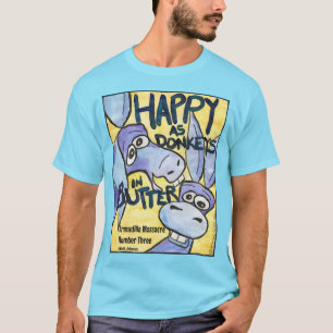 Glückliches Esel T-Shirt