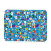 Glückliches Essen Magnet (Horizontal)