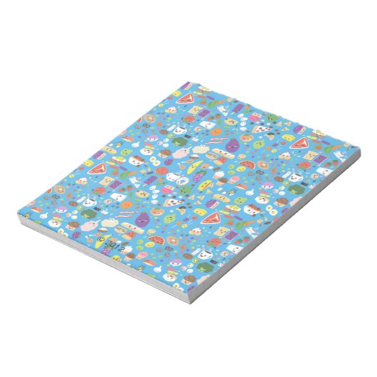 Glückliches Essen Notizblock (Rotiert)