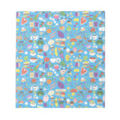 Glückliches Essen Notizblock (Vorderseite)