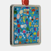 Glückliches Essen Ornament Aus Metall (Rechts)