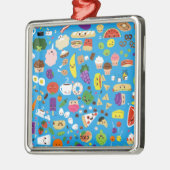 Glückliches Essen Ornament Aus Metall (Links)