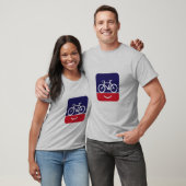Glückliches Fahrrad T-Shirt (Unisex)