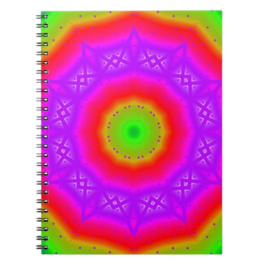 Glückliches Farbnotizbuch Notizblock (Vorderseite)