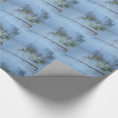 Glückliches Fischen, Fischereipfosten, Geschenkpapier (Ecke)