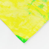 Glückliches Fleece-Decke Fleecedecke (Ecke)