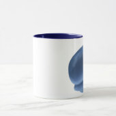 Glückliches Flusspferd-Blau Tasse (Zentrum)
