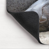Glückliches Flusspferd mousemat Mousepad (Ecke)