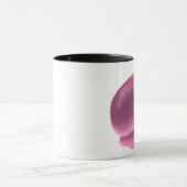 Glückliches Flusspferd-Rosa Tasse (Zentrum)