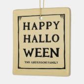 glückliches Foto Keramikornament (Links)