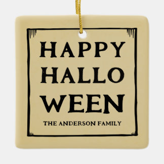 glückliches Foto Keramikornament