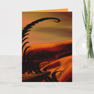 Glückliches Fractalling Feiertagskarte