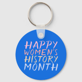 GLÜCKLICHES FRAUENGESCHICHTE MONAT SCHLÜSSELANHÄNGER