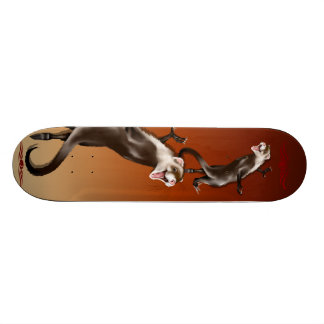 Glückliches Frettchen-Skateboard Skateboard