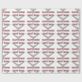 Glückliches Frisierte Auto Geschenkpapier (Flach)