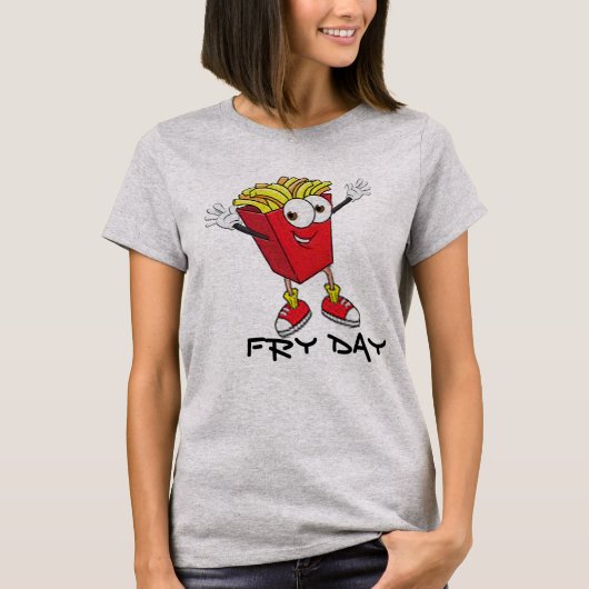 glückliches fryday Freitag tgif lustiger T-Shirt (Vorderseite)