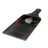 Glückliches Gartengnome-Schneidebrett Schneidebrett (Ecke)