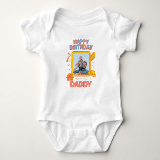 GLÜCKLICHES GEBURTSTAG DADDY BABY SCHLIESST CUSTOM STRAMPLER