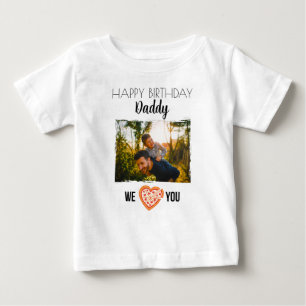 GLÜCKLICHES GEBURTSTAG DADDY BABY SCHLIESST CUSTOM T-SHIRT