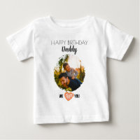 GLÜCKLICHES GEBURTSTAG DADDY BABY SCHLIESST CUSTOM