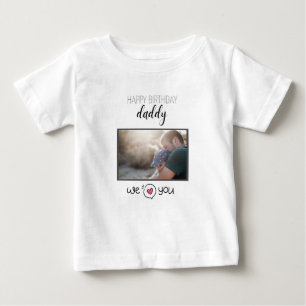 GLÜCKLICHES GEBURTSTAG DADDY BABY SCHLIESST CUSTOM T-SHIRT