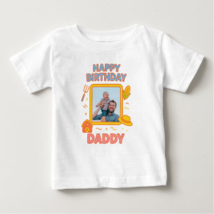 GLÜCKLICHES GEBURTSTAG DADDY BABY SCHLIESST CUSTOM T-SHIRT