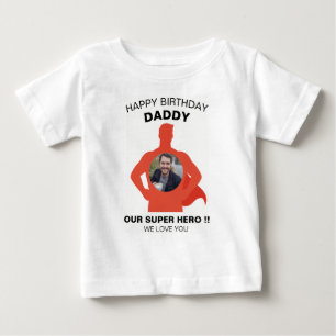 GLÜCKLICHES GEBURTSTAG DADDY BABY SCHLIESST CUSTOM T-SHIRT