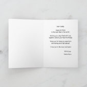 GLÜCKLICHES GEBURTSTAGES DADDY CARD CUSTOM FOTO UN KARTE (Innenseite)