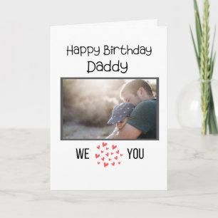 GLÜCKLICHES GEBURTSTAGES DADDY CARD CUSTOM FOTO UN KARTE
