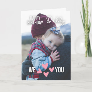 GLÜCKLICHES GEBURTSTAGES DADDY CARD CUSTOM FOTO UN KARTE
