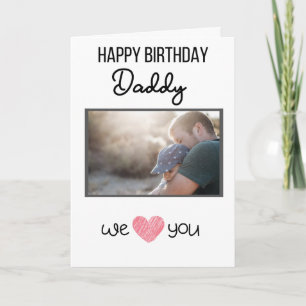 GLÜCKLICHES GEBURTSTAGES DADDY CARD CUSTOM FOTO UN KARTE