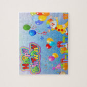 Glückliches Geburtstagsgeschenk Puzzle (Vertikal)