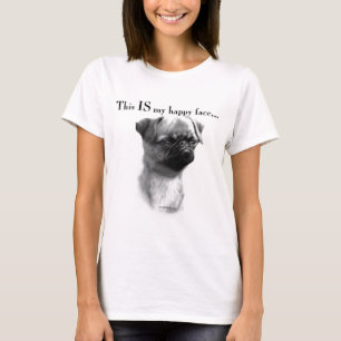 Glückliches Gesicht Brüssels Griffon T-Shirt