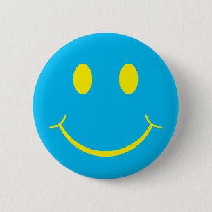 Glückliches Gesicht Button