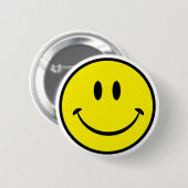 Glückliches Gesicht Button (Vorne & Hinten)