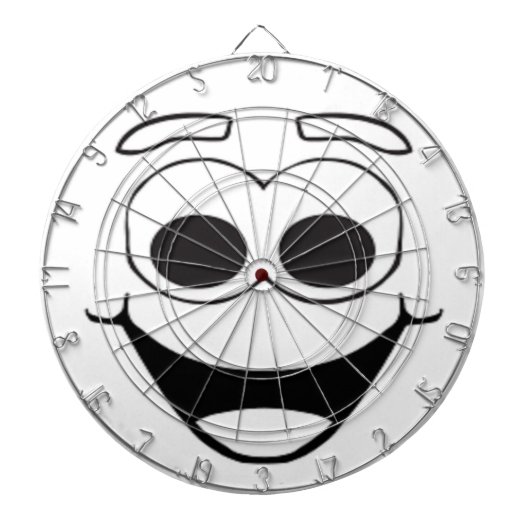 GLÜCKLICHES GESICHT DARTSCHEIBE (vorne)